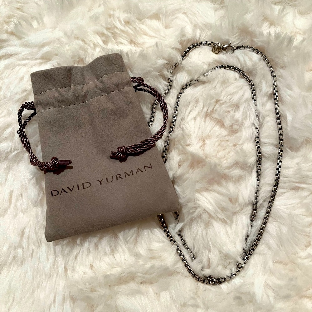 David Yurman Box Chain Necklace